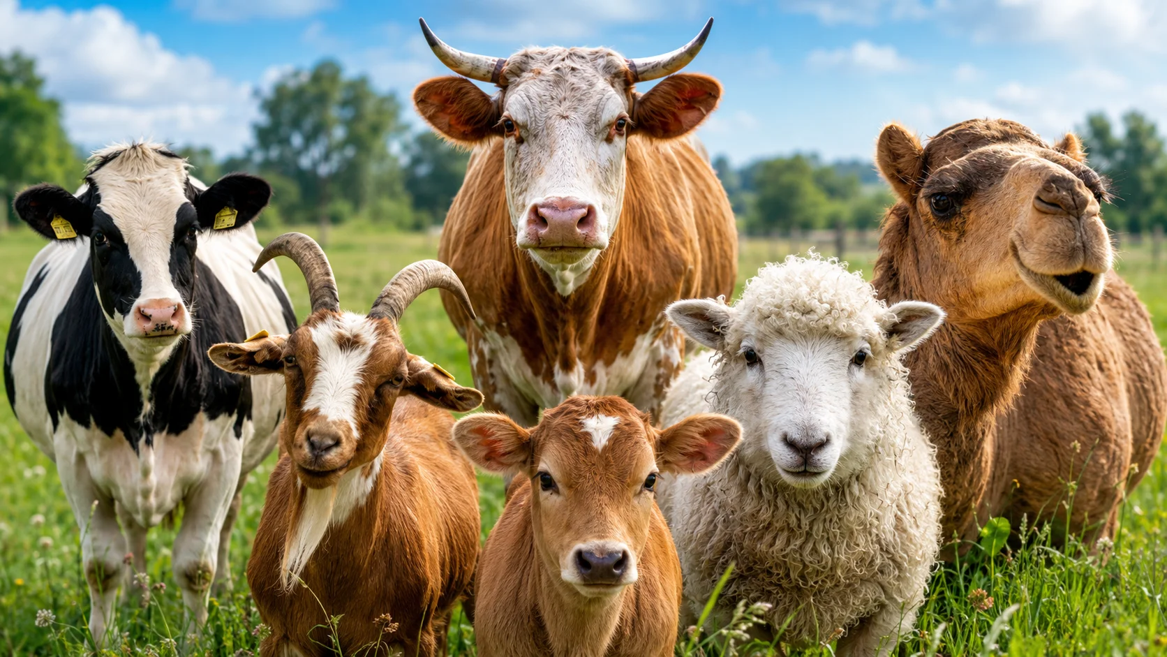 Des animaux destinés au sacrifice sont mis à disposition dans le cadre des programmes de l’Eid et de l’Aqiqa organisés par l’association.