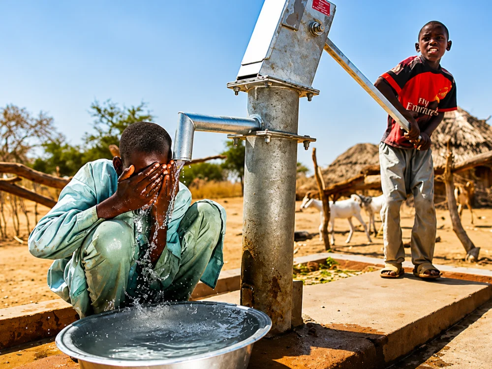 Apporter l’Eau : L’Action Humanitaire à Travers la Construction de Puits
